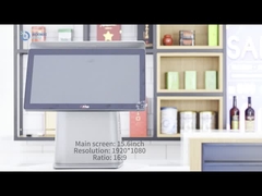 Dual Capacitive Android POS System Android Pos Billing Machine Kassier Register